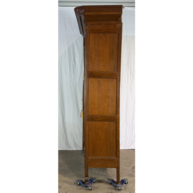 Brown Antique 1840's Carved French Armoire For Sale - Image 8 of 11
