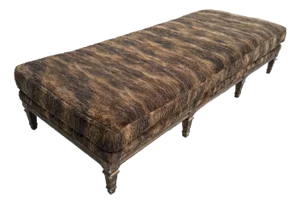Large Designer Vintage Bench