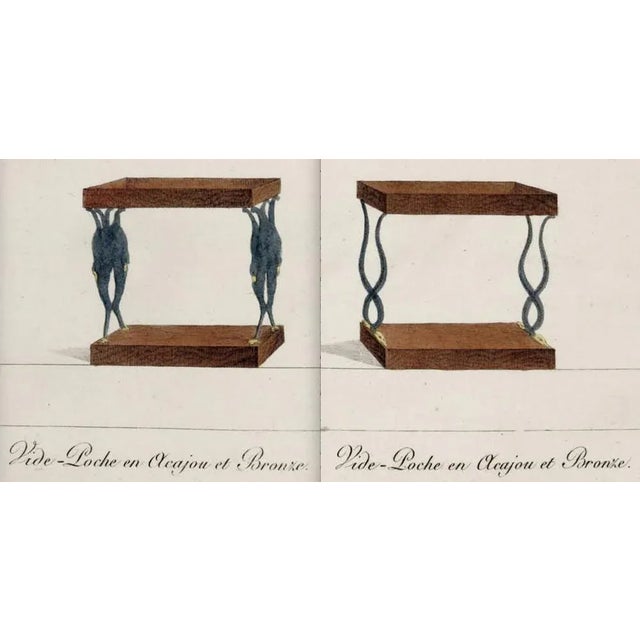 Brown Louis XVI Vide-Poche Side Table, Paris, France, 1785 For Sale - Image 8 of 10