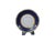 Art Deco 1920s Ceralene Malmaison Cobalt Raynaud Limoges France Cobalt Blue With Gold Stars Cup and Saucer Rooster Mark For Sale - Image 3 of 11