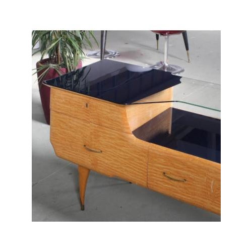 1950s Blue Sideboard, Italy, 1950s For Sale - Image 5 of 16