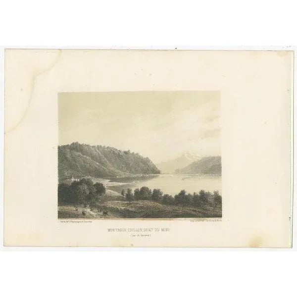 Morel, Switzerland, 1850, Paper, Set of 5 For Sale - Image 3 of 7