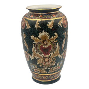Vintage Chinese Porcelain Vase | Famille Noire Style