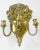 Elegant English 3 Arm Candelabra Silver Sconces With a Gold Wash - a Pair For Sale - Image 11 of 11