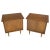 Pair of Light Walnut One Door Nightstands End Side Tables Tapered Legs For Sale - Image 13 of 13