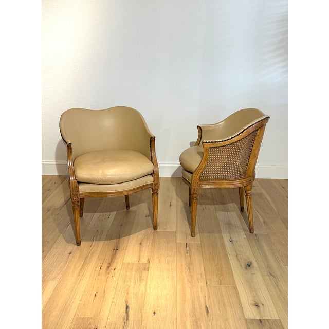 Gregorius Pineo Pair Gregorius Pineo #5197 French Style Tub Chairs For Sale - Image 4 of 5