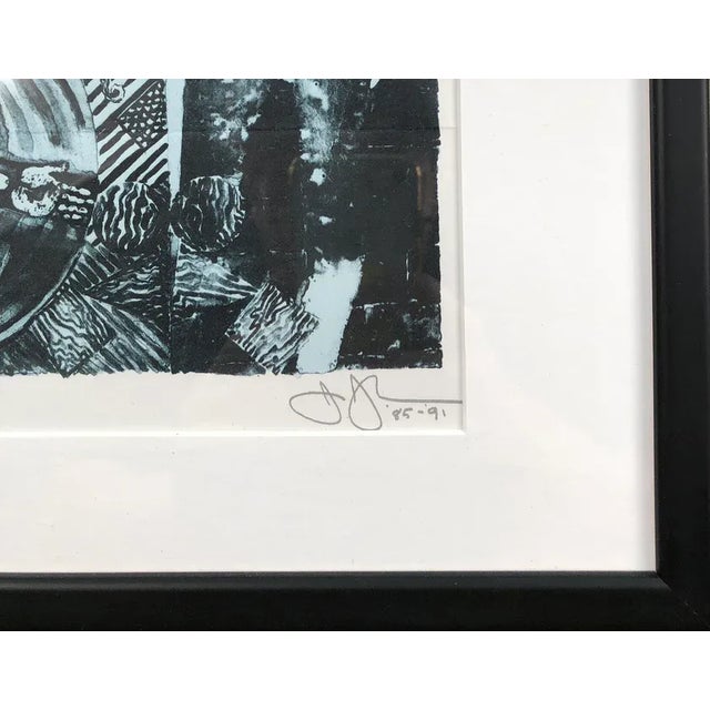 Modern Late 20th Century Jasper Johns 'Summer (Blue)' Offset Lithograph For Sale - Image 3 of 3
