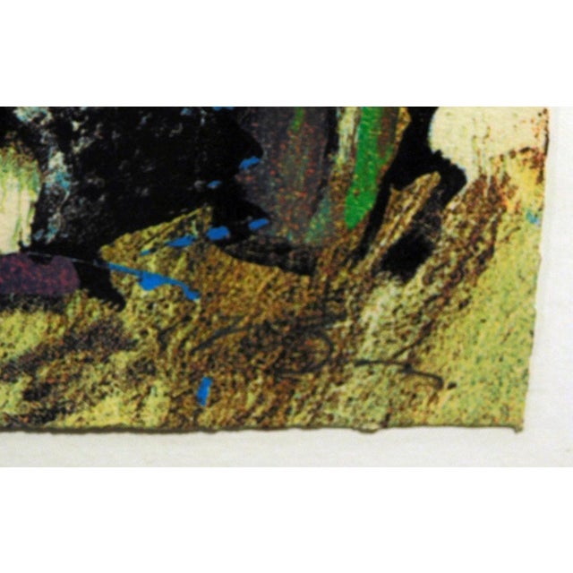 Earl Biss "War Shields at Dawn I & Ii" Serigraph Paper Hand Signed 47/175 For Sale - Image 9 of 9