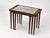Rosewood Nesting Tables with Ceramic Tiles, Denmark, 1960s, Set of 3 For Sale - Image 6 of 18