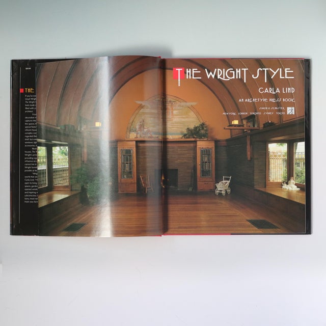 Frank Lloyd Wright 1992 “The Wright Style” Frank Lloyd Wright First Edition by Carla Lind For Sale - Image 4 of 13