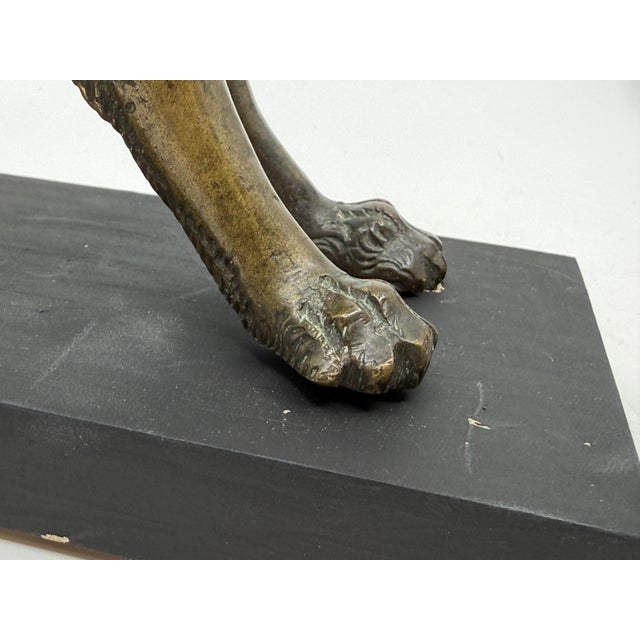Antique Medieval Bronze Sculpture of a Lion For Sale - Image 4 of 18