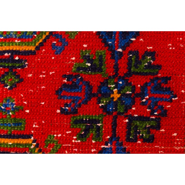 Vintage Turkish Tribal Runner Rug For Sale - Image 9 of 10