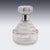 Vintage 20th Century Art Deco French Silver-Mounted Cut Glass Decanter For Sale - Image 4 of 15