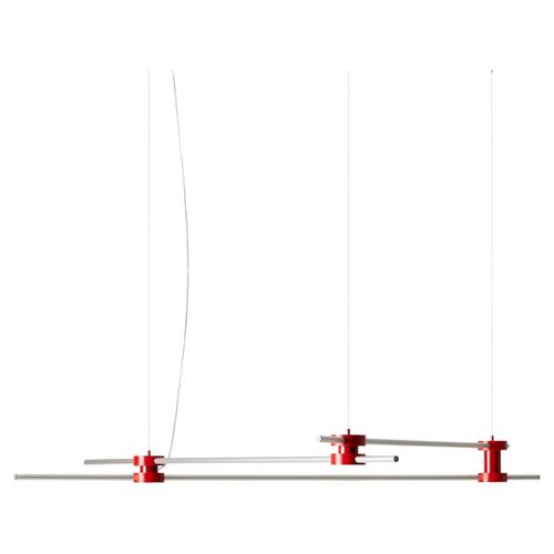 Metal Eitie Triangle Horizontal Lamp by Tobia Scarpa for Cassina For Sale - Image 7 of 7