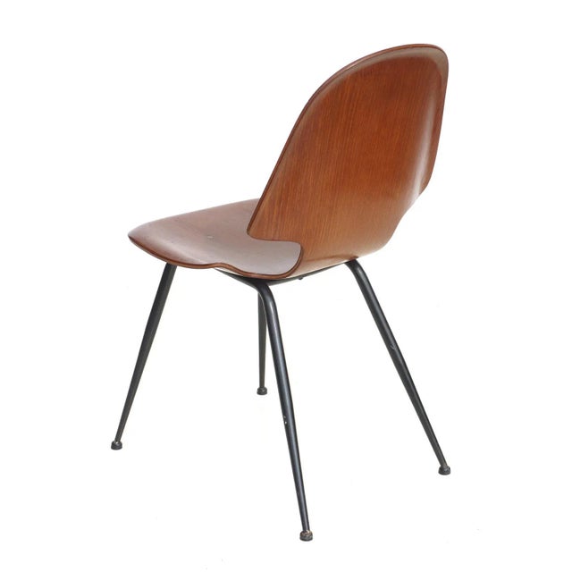 Italian Plywood Dining Chair by Carlo Ratti for Compensati Curvati, 1950s For Sale - Image 4 of 7