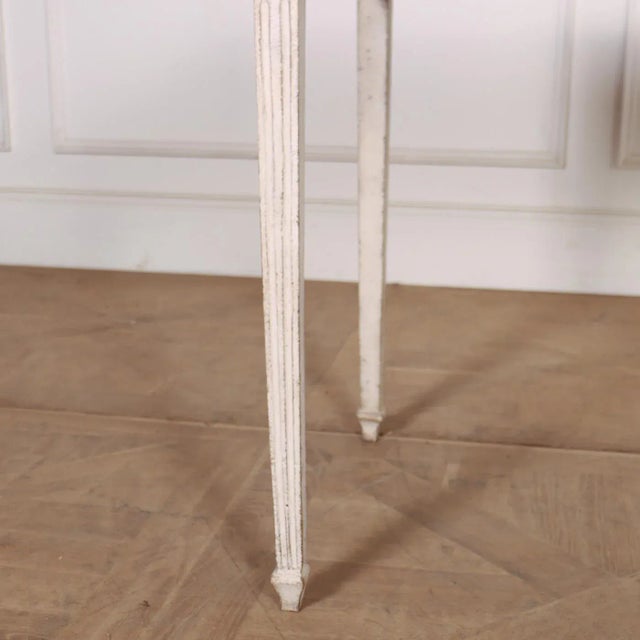 Swedish Painted Side Table For Sale - Image 4 of 10