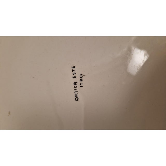 Vintage Plates in Black and White Antica Este Ceramic, 1970s, Set of 4 For Sale - Image 17 of 18