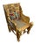 Wood Mini King Tut Throne Replica – Handmade Egyptian Collectible Figurine Chair Decor For Sale - Image 7 of 11