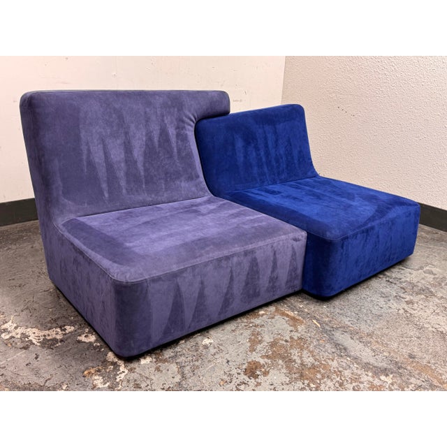French Philippe Nigro for Ligne Roset Confluences Two Piece Sofa For Sale - Image 3 of 12
