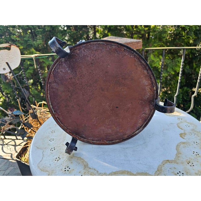 1940s Art Deco Brass Fireplace Log Container, 1940s For Sale - Image 5 of 6