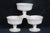 Mid 20th Century Mid 20th Century Indiana Glass Colony Harvest Pattern Milk Glass Champagne Goblets 3 pcs For Sale - Image 5 of 10