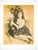 1970s lithograph of a little girl by artist Jospeh Bowler (1928-2016). Pencil signed lower right and numbered lower left...