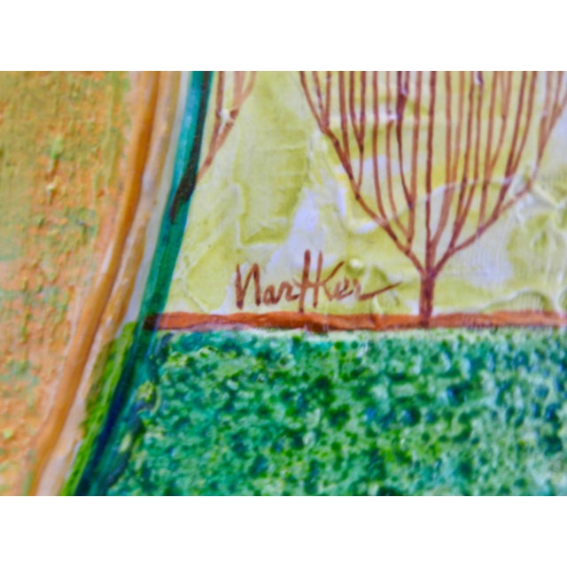 Mid-Century Signed 3d Painting of a Queen by John Nartker For Sale In Nashville - Image 6 of 10