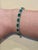 Metal 14 Carat Emerald 0.8 Carat Diamond Tennis Bracelet 18 Karat White Gold For Sale - Image 7 of 18