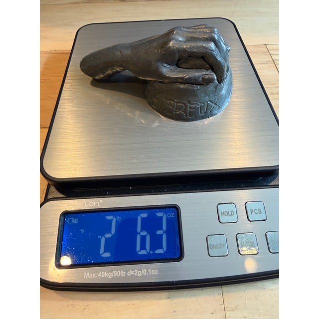 Robert Graham Deveruex Hand Sculpture 1982 Signed For Sale - Image 9 of 11