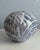 Early 21st Century Black & White Abstract Art Glass Globe Vase Signed Kaptur For Sale - Image 5 of 9