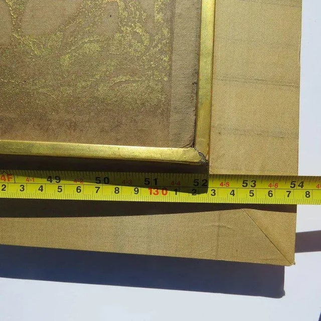 Mid 18th Century Chinese Gilt on Silk Fabric For Sale In Denver - Image 6 of 10