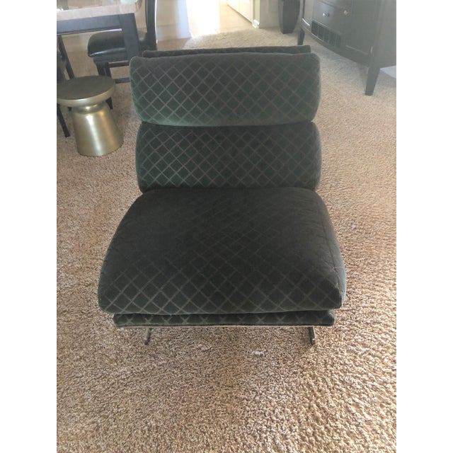Kipp Stewart 1970s Sloped Steel Lounge Chair Attributed to Kipp Stewart Quantity - 2 Chairs For Sale - Image 4 of 4