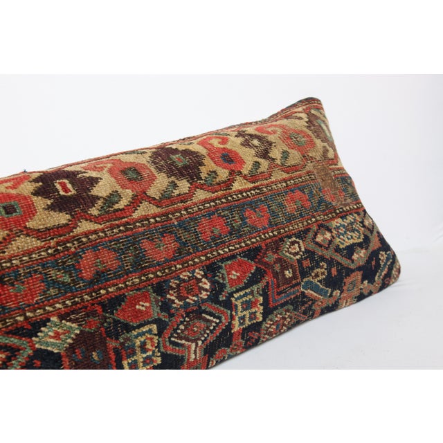 Antique Tribal Rug Pillow Cover -16'' X 41'' For Sale - Image 4 of 12