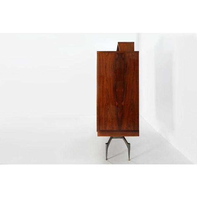Mid-Century Modern Italian Cabinet in Rosewood, 1960s For Sale - Image 10 of 11