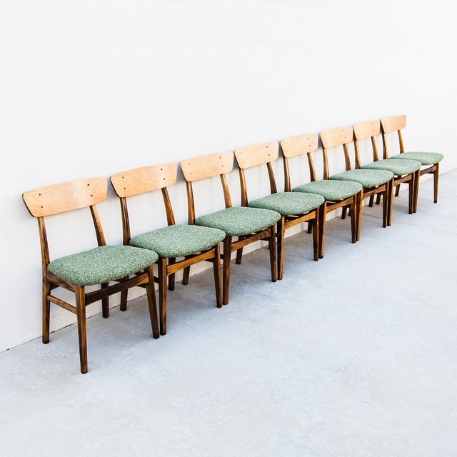 1970s Restored Japanese Mid Century Modern Dining Chairs For Sale - Image 12 of 12