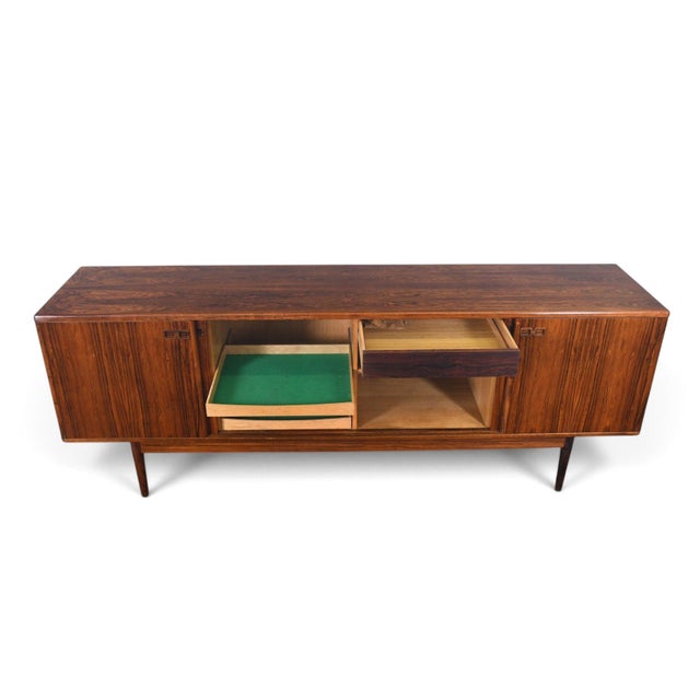 Mid 20th Century Mid 20th Century Brazilian Rosewood Credenza by Johannes Andersen, Attributed For Sale - Image 5 of 14