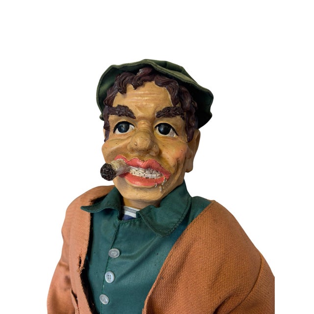 Vintage Crowne Collection Porcelain Character Figure “Tales of City Life” For Sale - Image 9 of 10