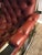 1960s Vintage Mid Century Lee Woodard Leather and Brass Rocking Chair For Sale - Image 5 of 6