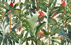 Parrots Of Brasil Wallpaper Sample