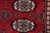 1990s Tribal Bokhara Red/Beige Hand Knotted Wool Rug Runner For Sale - Image 5 of 9