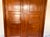 Sienna Antique French Empire Armoire Walnut, Columns to Either Side Front With Bronze Gilt Mounts Also Gilt Bronze Key Hole For Sale - Image 8 of 12