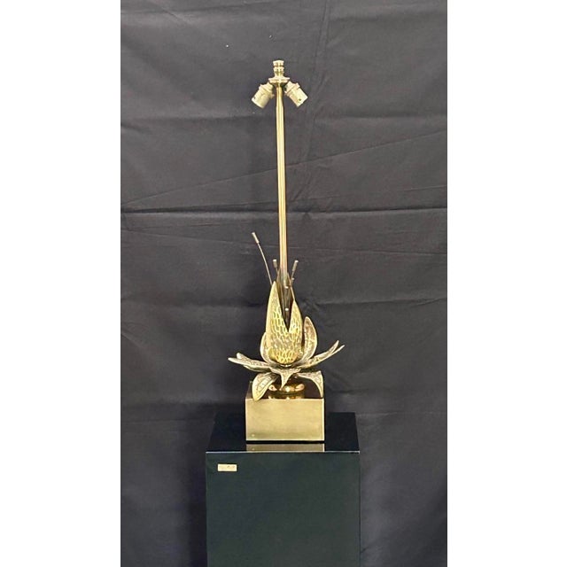 Vintage Bronze and Brass Lamp, 1970s For Sale - Image 15 of 18