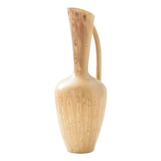 Small Pitcher in beige by Gunnar Nylund For Sale