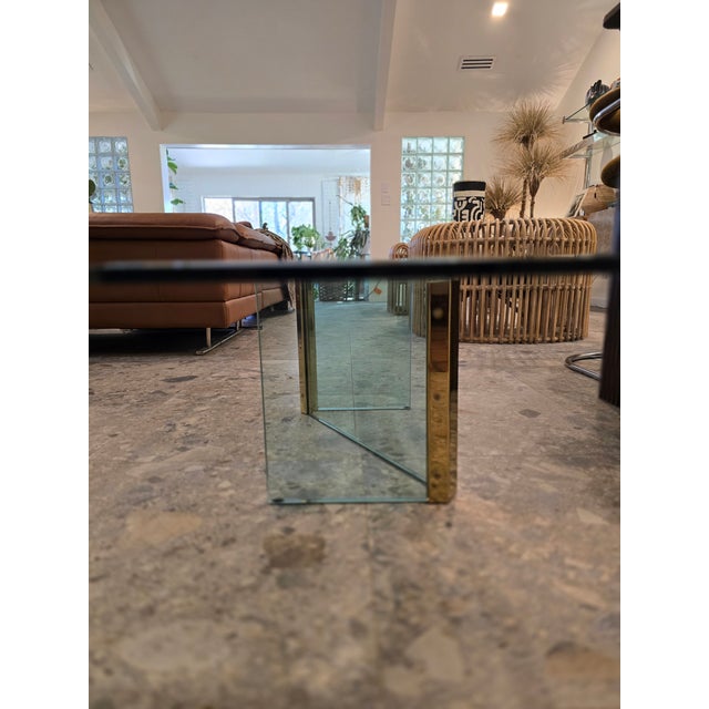 1980s Attributed to Leon Rosen for Pace Z Coffee Table For Sale - Image 14 of 15