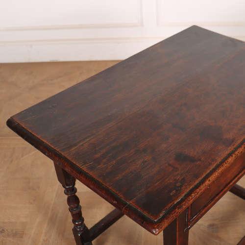17th Century Period Oak Lamp Table For Sale - Image 6 of 8