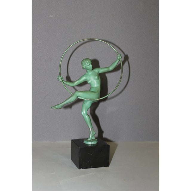 Art Cast Hoop Dancer Babbitt by Briand 1930 For Sale - Image 10 of 14