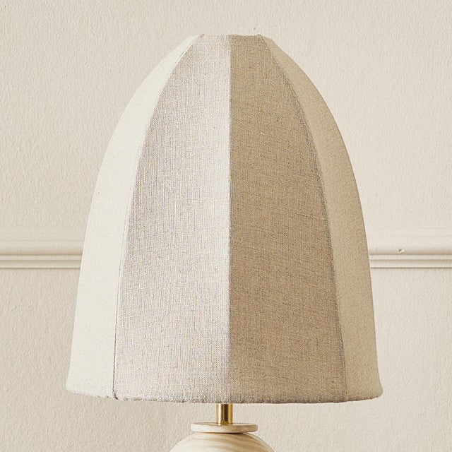 Contemporary Ceramic Edison Bi-Coloured Marble Table Lamp by Henry Holland Studio For Sale - Image 3 of 5