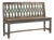 Vintage Indian Painted Teakwood Bench For Sale