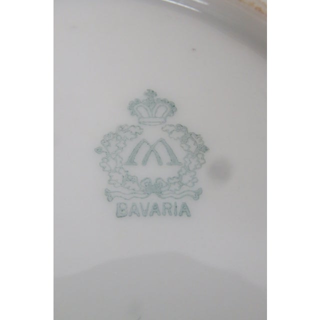 Moschendorf Bavaria Porcelain 5 Pc Set Bread Butter Dessert Serving Plates 4500b For Sale - Image 13 of 13
