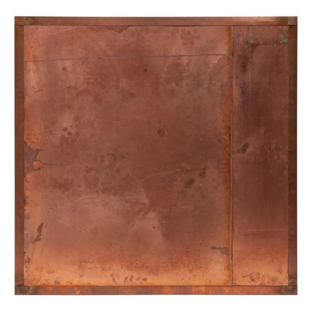 Metal Pascal Kern, Large French Conceptual Sculpture Photograph Triptych Copper Frame Pascal Kern, 1987 For Sale - Image 7 of 13